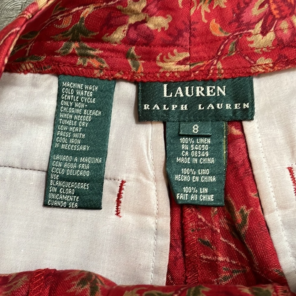 Lauren Ralph Lauren, floral/paisley shorts, size 8‎ - Picture 2 of 7
